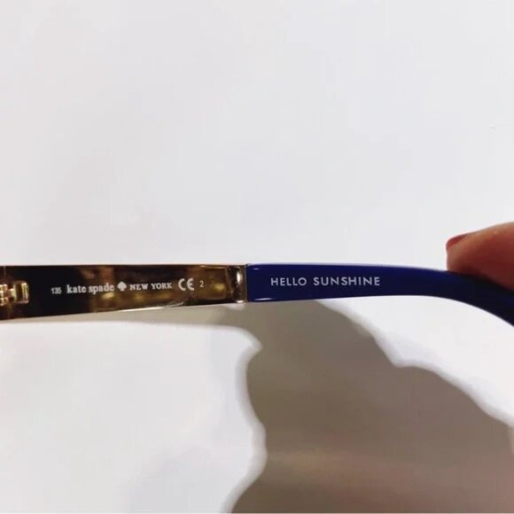 Kate Spade Raelyn Blue Sunglasses - Picture 10 of 15